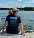 Gages Lake Womens V Shore Tee